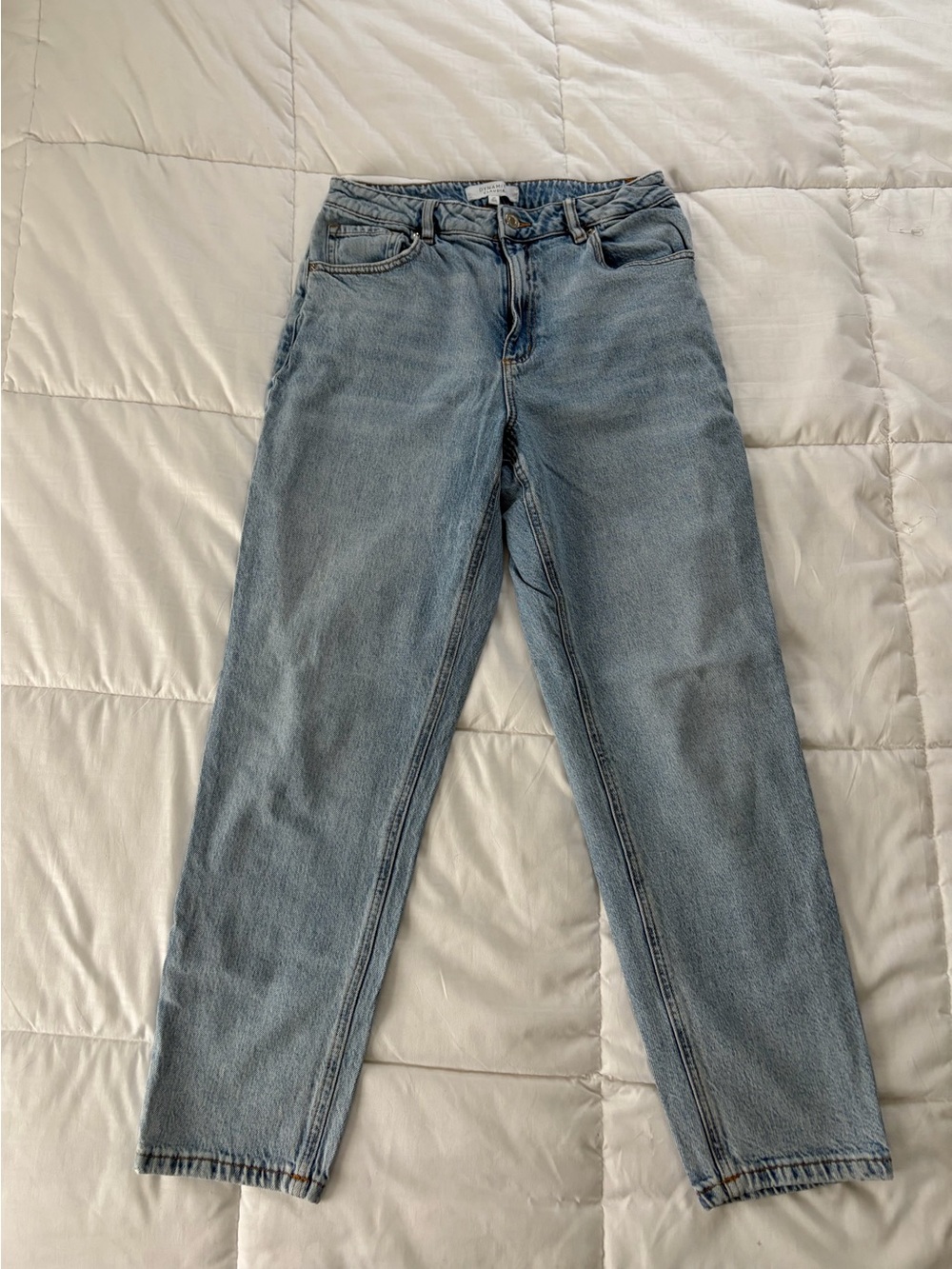Dynamite Light Blue Straight-Leg Jeans
